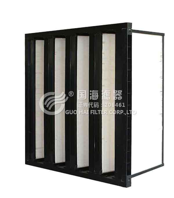 無紡布V型高效板框濾