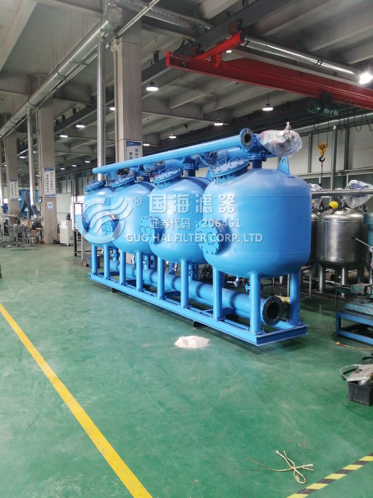 鋼廠氧槍水淺層砂過濾器