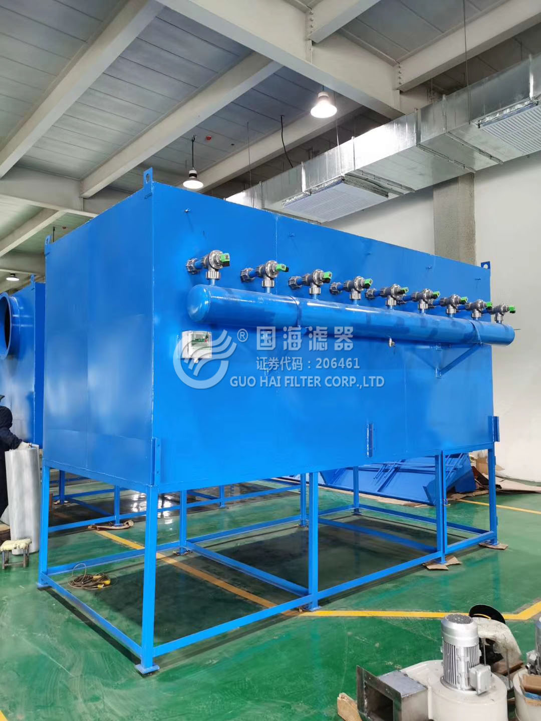 鋼鐵廠高爐鼓風(fēng)機(jī)自潔式空氣過濾器