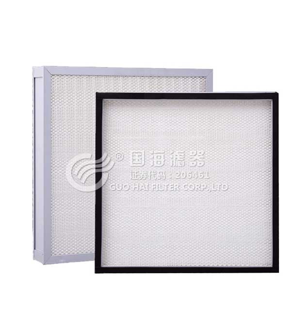 鋁框無隔板高效過濾器